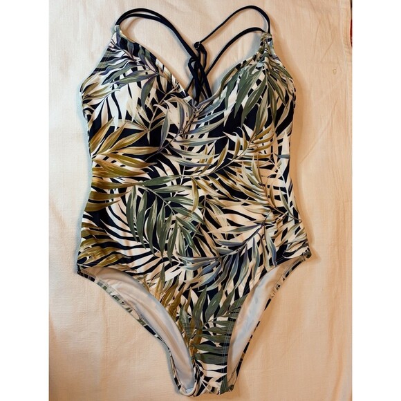 Hurley Other - Hurley One Piece Swimsuit Womens XLarge Tropical Floral Bathing Suit Strappy